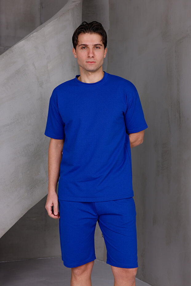 Ανδρικό Σετ Σορτς Basic Oversize Alt-Top 2 με δύο κλωστές - 4