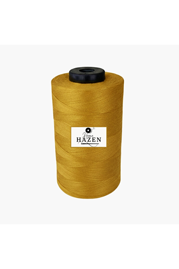 Mustard Yellow Color 120 Number Sewing Thread 5000 Meters