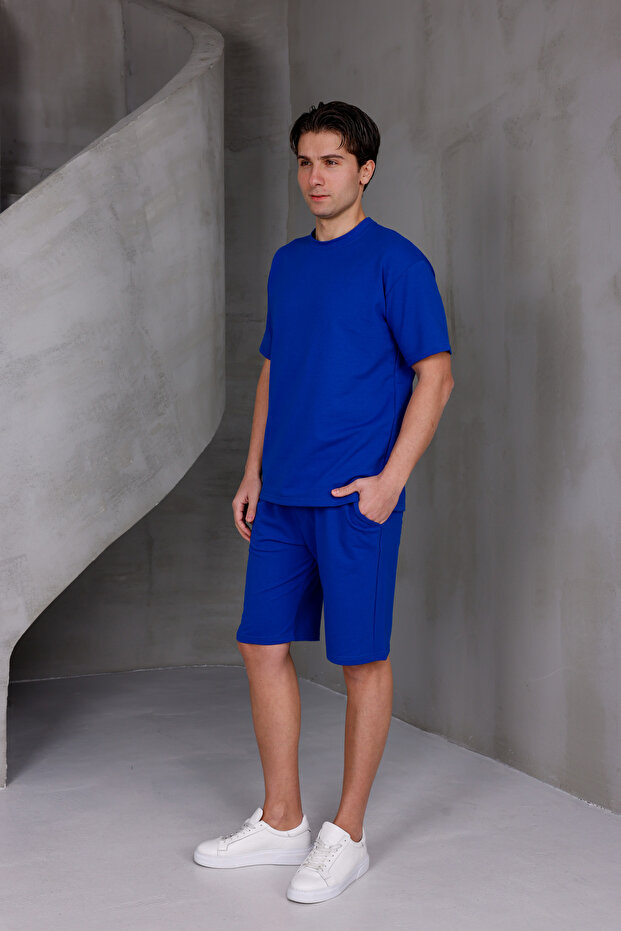Ανδρικό Σετ Σορτς Basic Oversize Alt-Top 2 με δύο κλωστές - 1