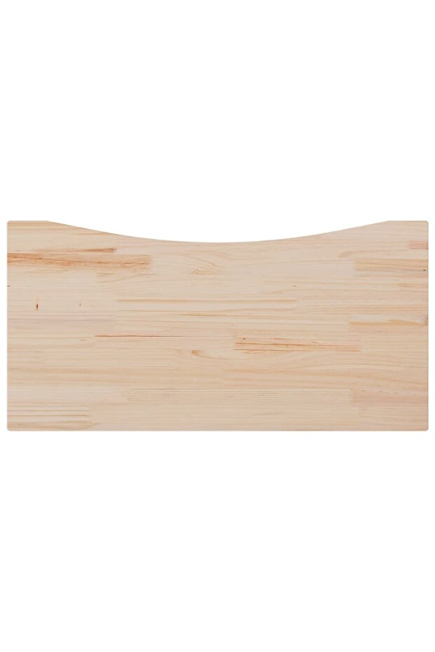 Desk top, 110x60x2.5 cm, solid pine wood - 5
