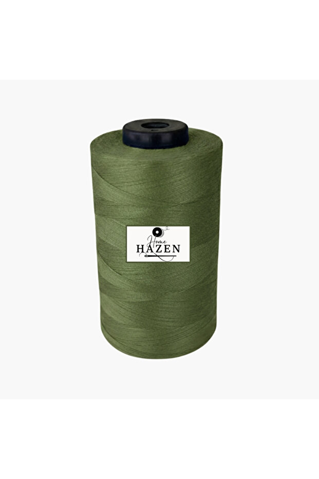 Khaki Green Color 120 Number Sewing Thread 5000 Meters