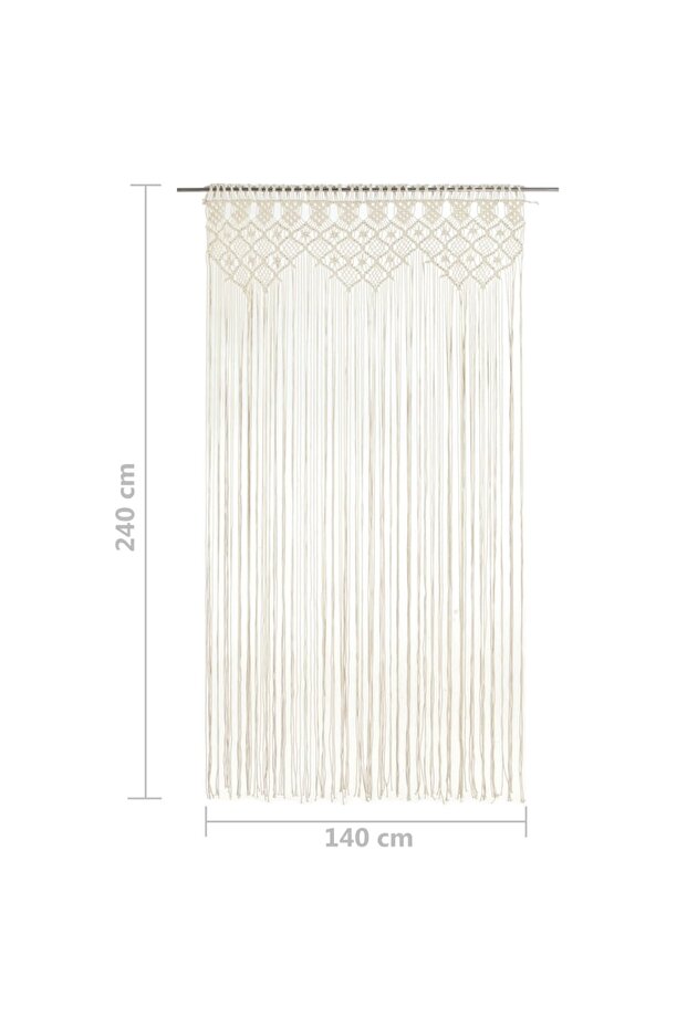 Perdea macrame, 140 x 240 cm, bumbac - 5