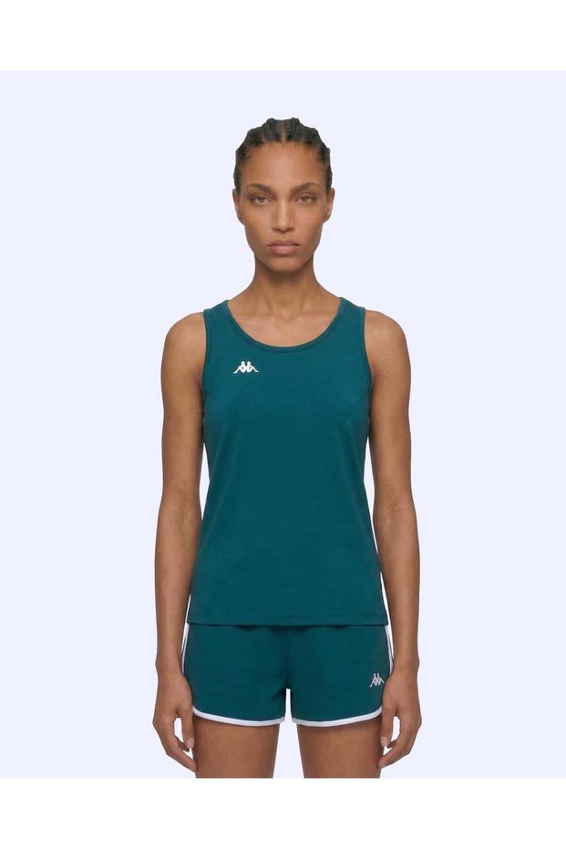 Laura Tank Women's Green Regular Tank Top