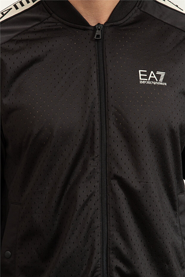 Erkek Fermuarlı Sweatshirt - 5