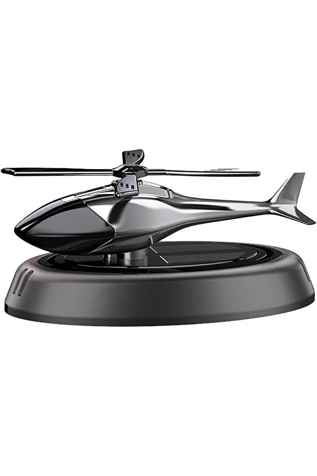 DIGI CORE Car Air Freshener Helicopter Solar Energy Rotating Aromatherapy Aviation Al Alloy Diffuser