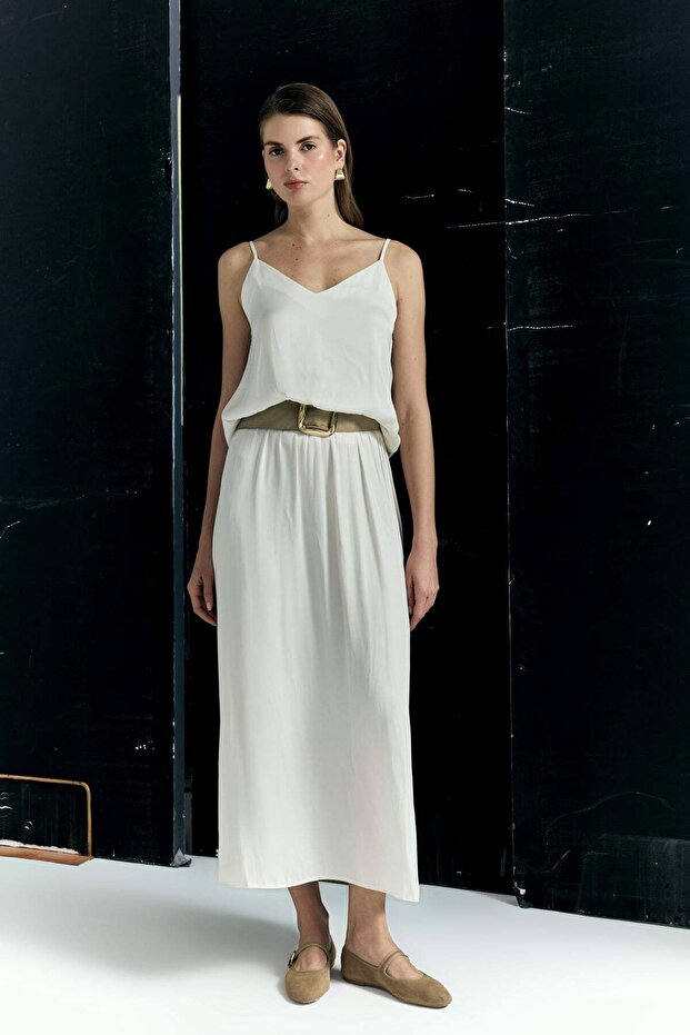 Tosca Skirt - Stone