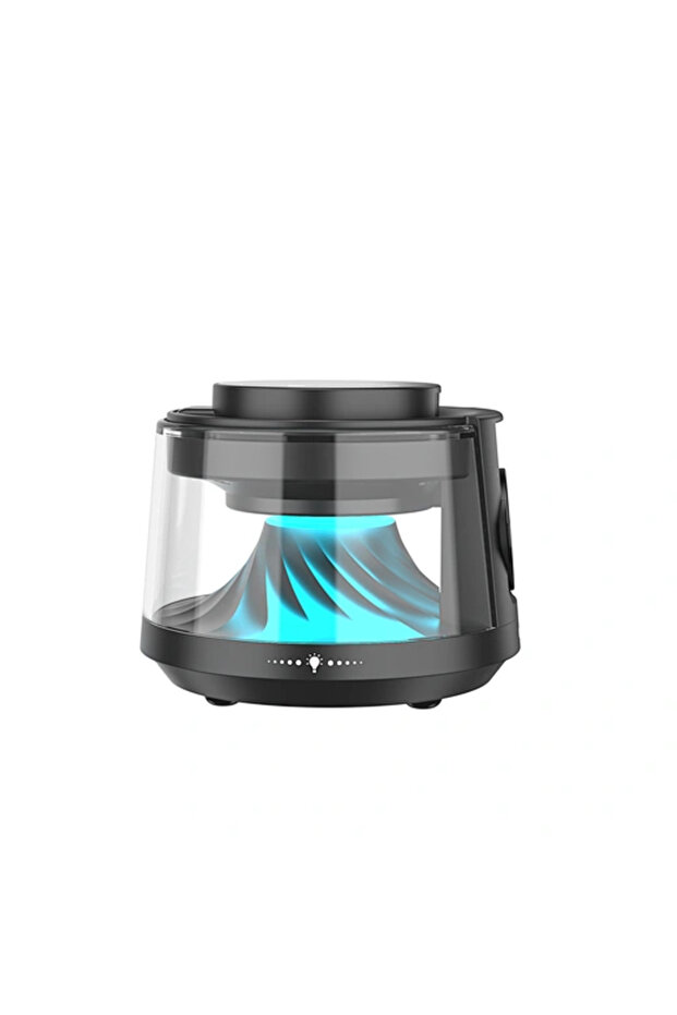 Wi-W039 Wireless Charger 5 in 1 with Ambient Light & Speaker - Black