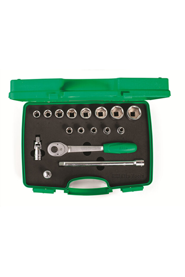 Elta Socket Wrench Set 17 Pieces 1/2"