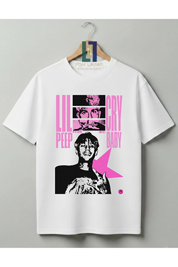 Lil Peep Hellboy Special Design Printed 100% Unisex T-Shirt in Cotton Colors