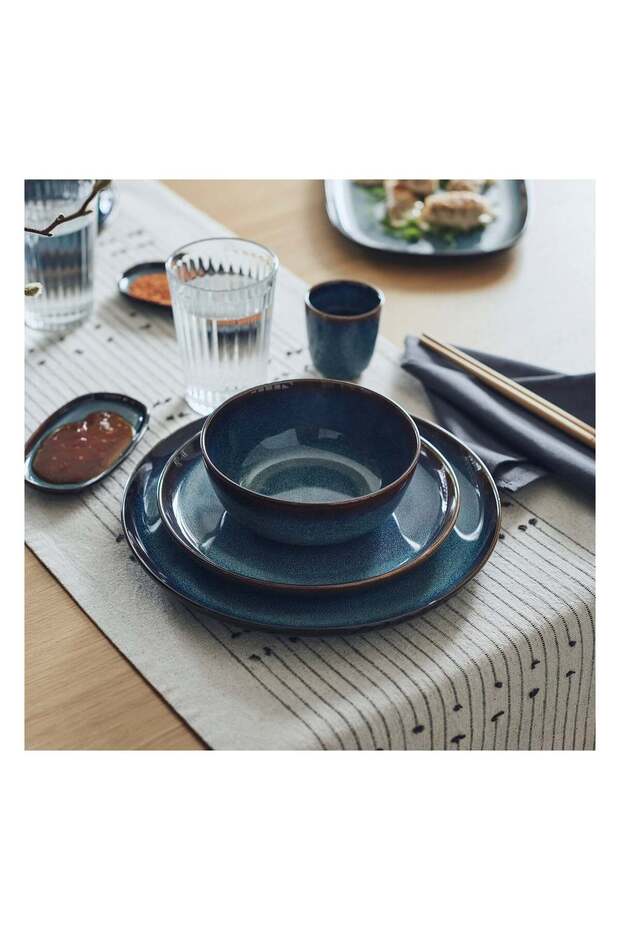 Gladelıg Tatlı Tabağı Mavi 20 Cm - 3