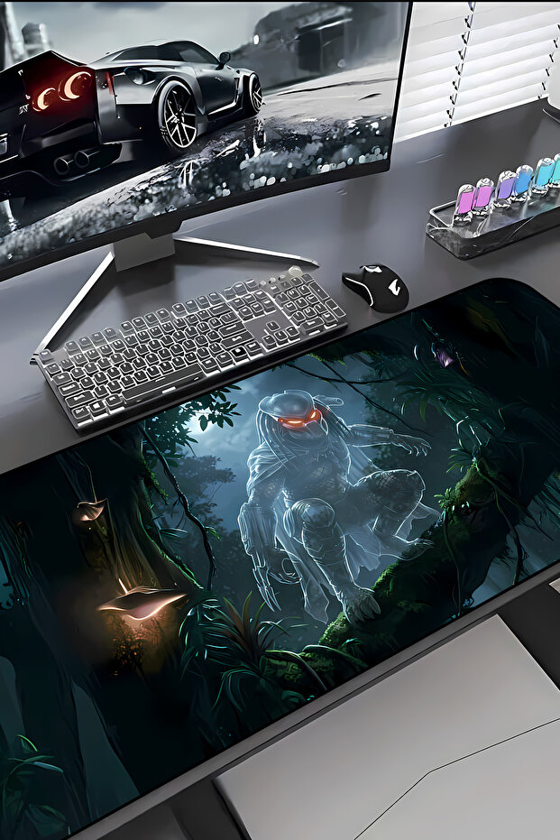 لوحة ماوس للألعاب Predator ProControl مقاس 30x70، لوحة ماوس للألعاب حذاء بنعل مانع للانزلاق جيجا بايت فائقة النعومة