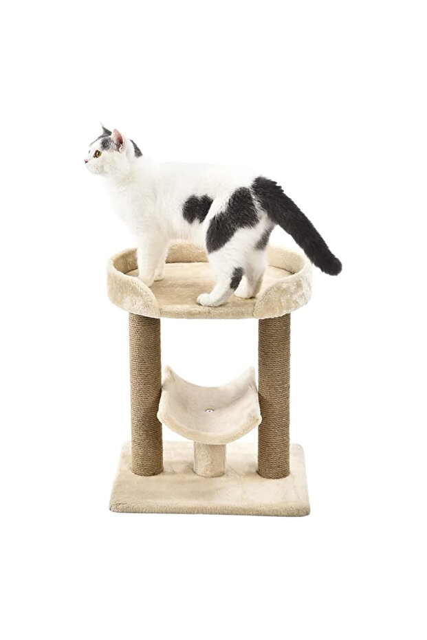Basic Climbing & Scratch Post with Perch 45.7x35.6x55.9cm
