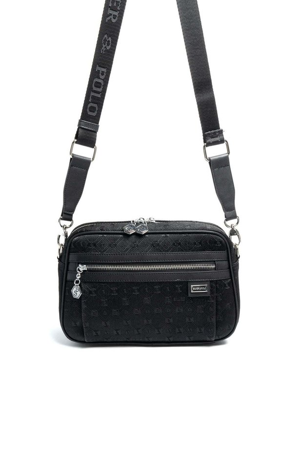 Black - Black Fashion Women's Crossbody Bag Sp1280