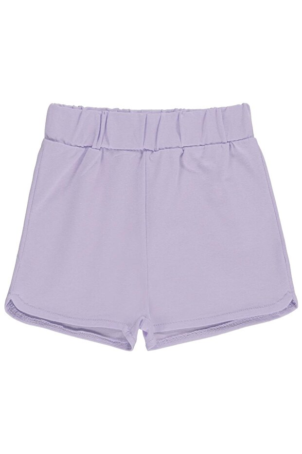 Plain Basic 6-18 Months Shorts Km - Lilac 18-24 Months