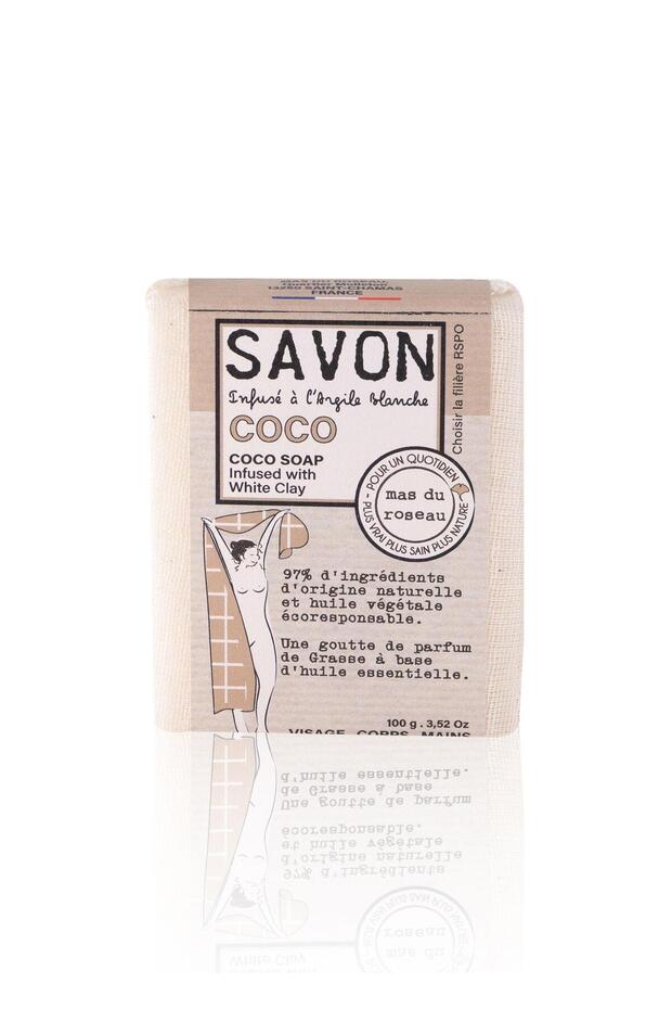 Coconut Scented Herbal Soap 100 Gr