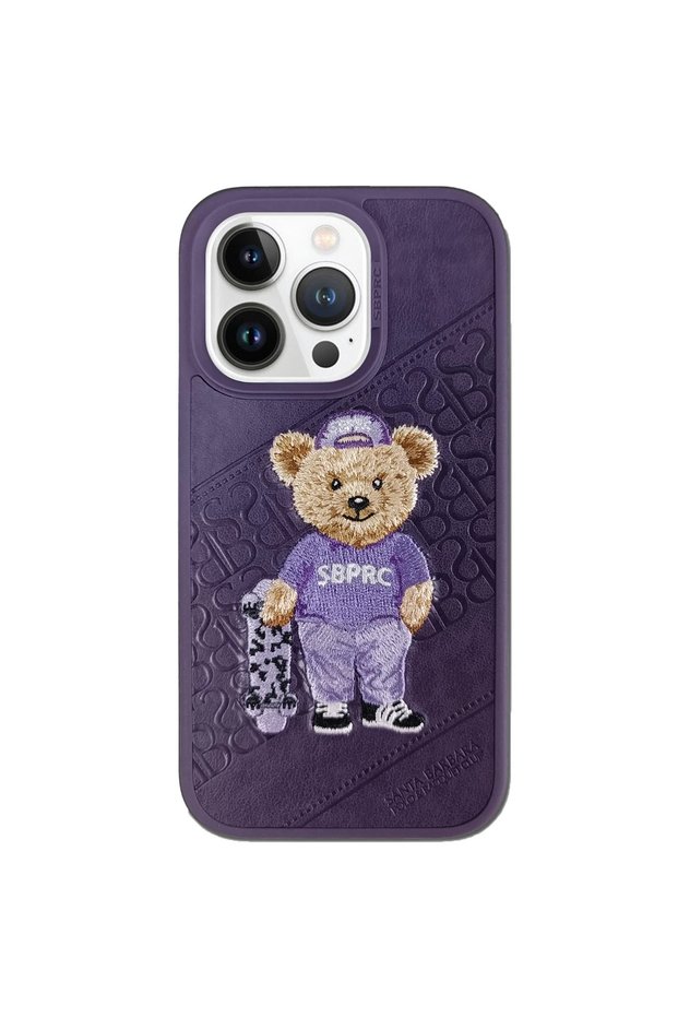 Santa Barbara Polo Racquet Club iPhone 13 Pro Case Crete 3D Pu Leather Suede Interior Cover