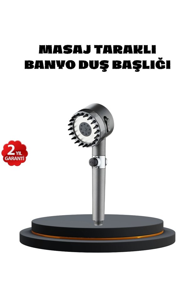 High Pressure Shower Head with Massage Nozzles Spa Effect