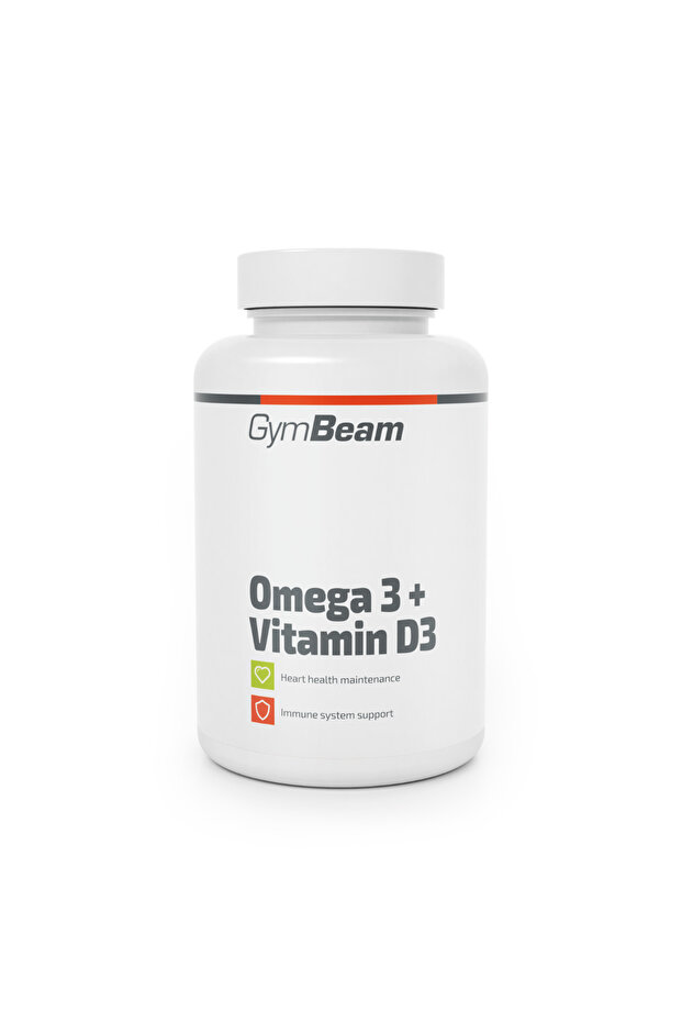GymBeam Omega 3 + Vitamina D3 m, 90 capsule