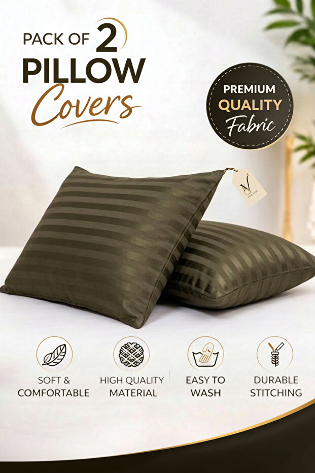 Pillowcase 2-Pack Microfiber Set with Envelope Closure – Soft & Breathable