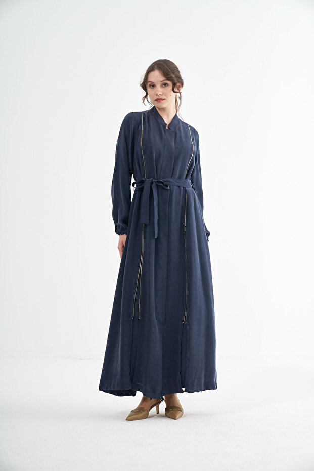 Fermuar Detaylı Pardesü - 3