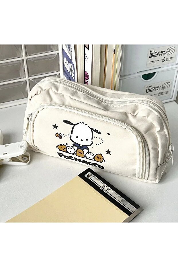 حامل قلم ناعم ذو سعة كبيرة من Pochacco Y2K