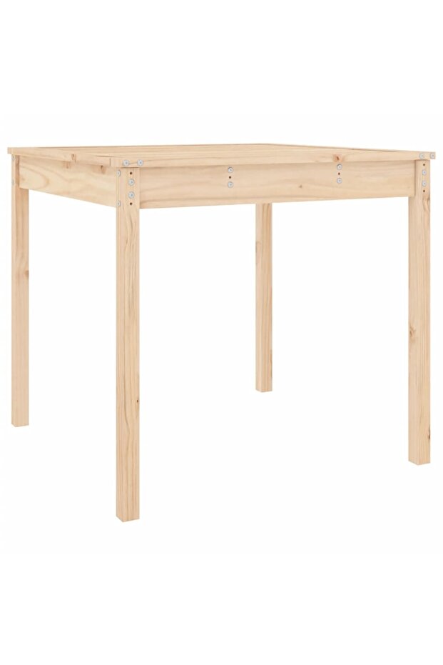 Garden table, 82.5x82.5x76 cm, solid pine wood - 2