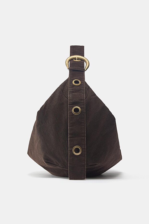 Kanvas shopper çanta - 4