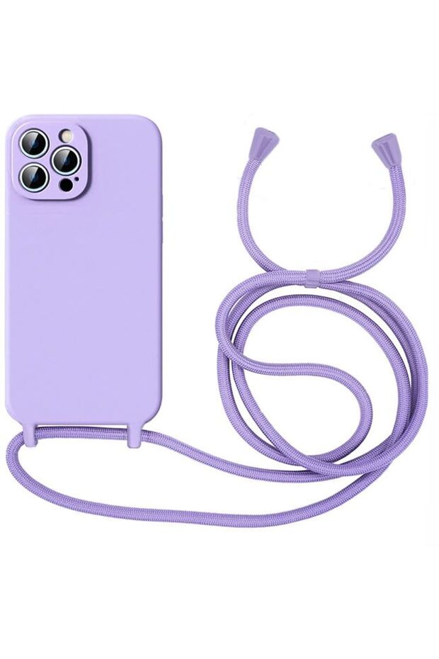 Θήκη Cloud Κορδόνι Violet iPhone 15 Pro - 1