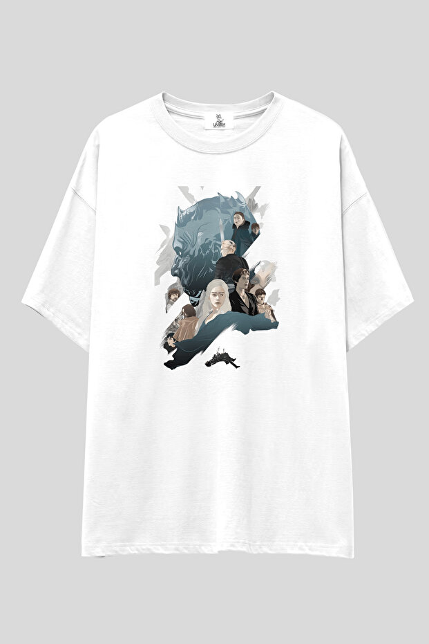 Game of Thrones T-Shirt | Unisex 100% Cotton Black & White Printed Custom Design Tee