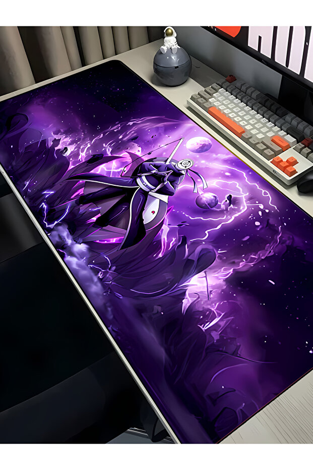 لوحة ماوس ناروتو أوبيتو 40x90 ProControl للألعاب، لوحة ماوس حذاء بنعل مانع للانزلاق جيجا بايت فائقة النعومة