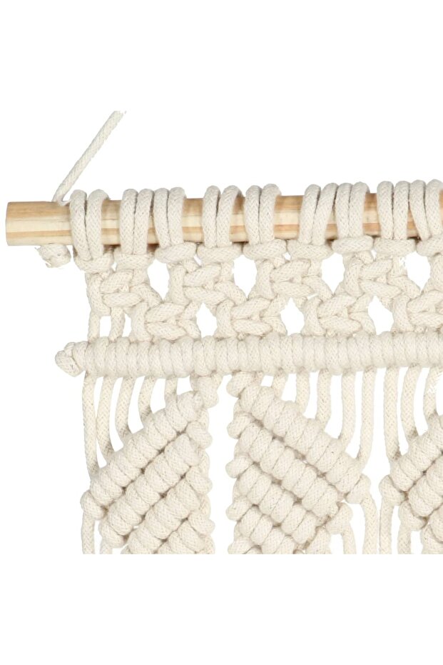 Cuier de perete macrame, 40x80, bumbac - 4