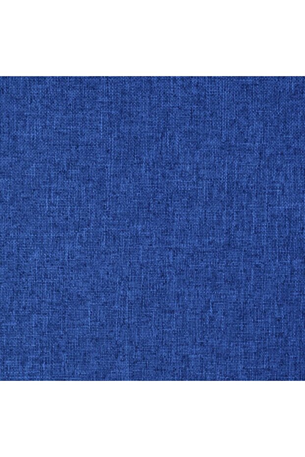 Scaun de podea pivotant, albastru, material textil - 7
