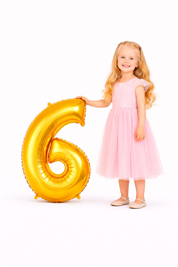 Foil Number Balloon 6 Number 76 cm 34 Inch