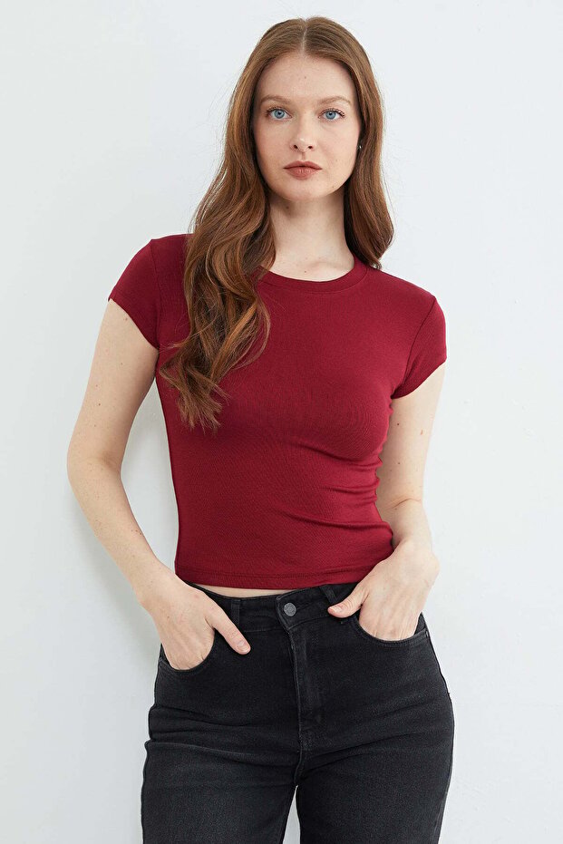 Basic Crew Neck T-Shirt - 2