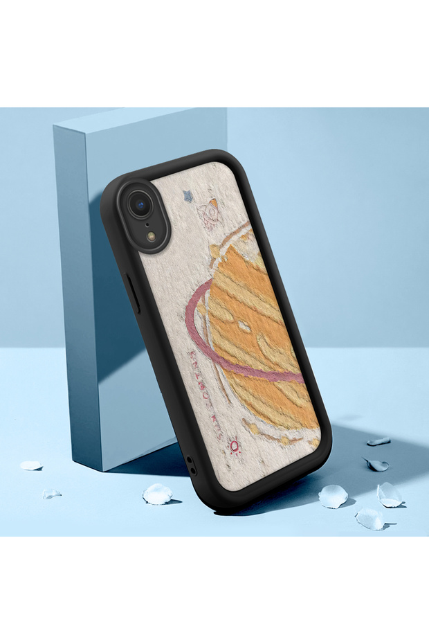 حافظة هاتف من السيليكون منقوش عصرية ومواكبة للموضة ومتوافقة مع هاتف iPhone XR
