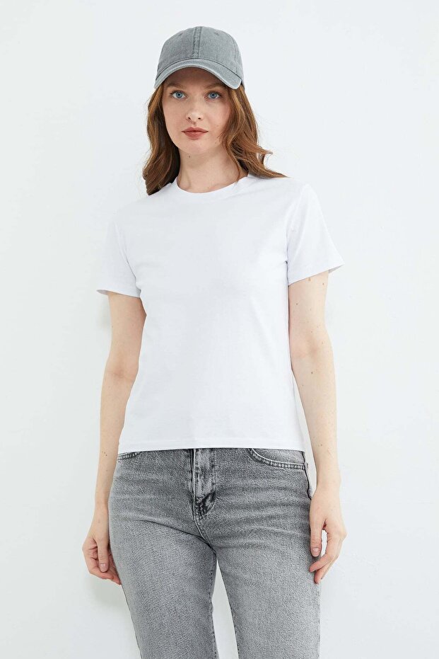 Basic Crew Neck T-Shirt - 3