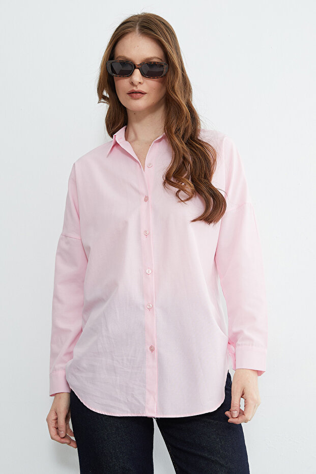 Basic Düğmeli Gömlek - 5