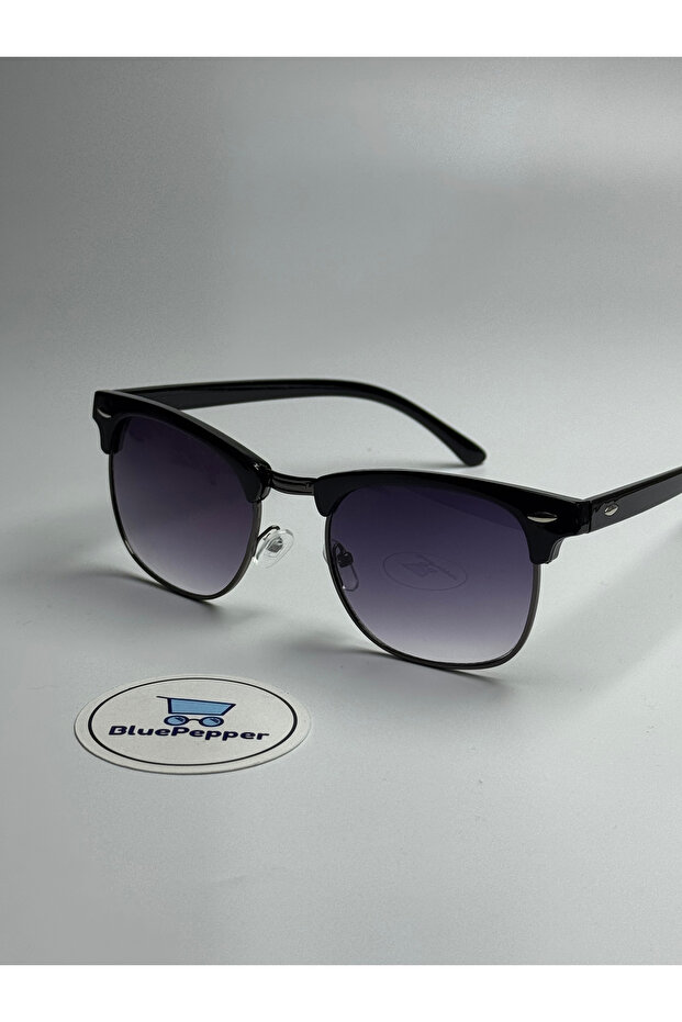 نظارات شمسية CLUPMASTER باللون الأسود البيضاوي للجنسين موديل كلاسيكي UV400