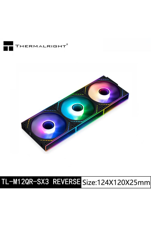 A-RGB Other TL-M12QR-S X3 Thermalright TL-M12Q X3 120mm PC Case Cooling Fans, Daisy-Chain | 2000RPM