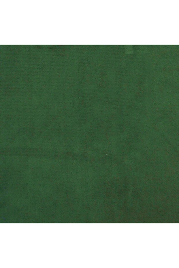 Taburet rotund, verde, catifea - 5