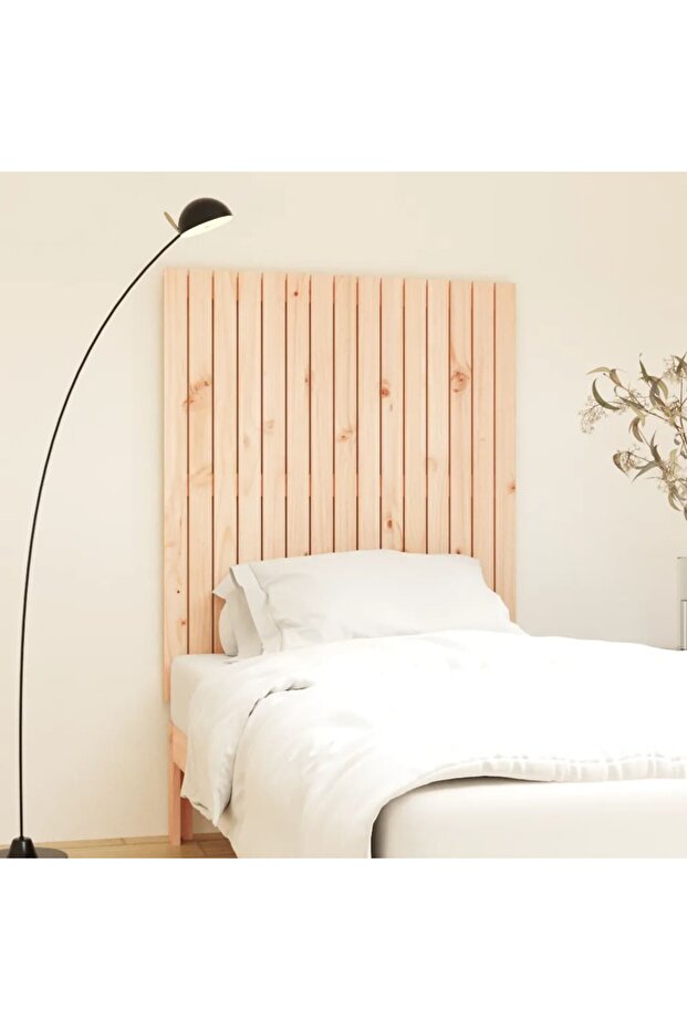 Wall-mounted headboard, 95.5x3x110 cm, solid pine wood