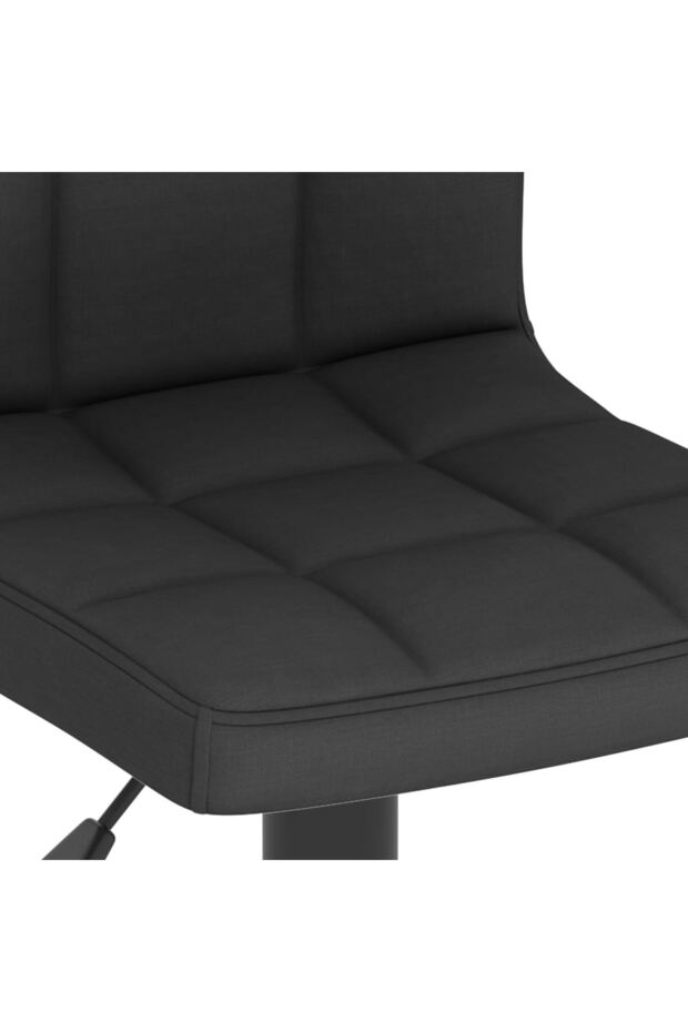 Scaun de bar, negru, material textil - 7