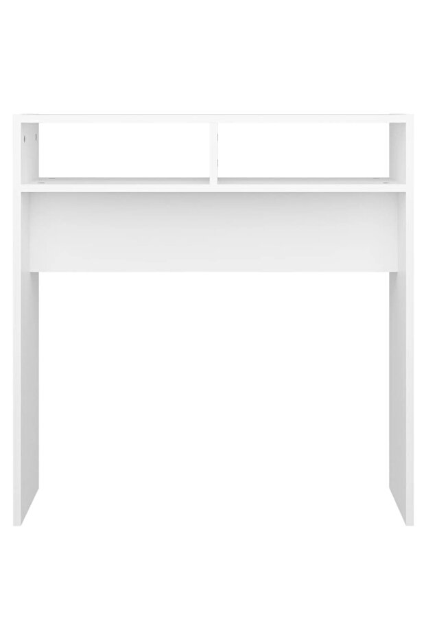 Console table, white, 78x30x80 cm, chipboard - 5