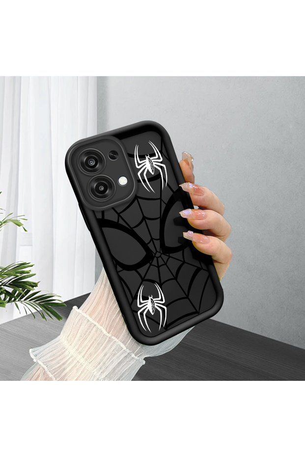 Oppo A6 Pro 4G/5G Compatible Classic Spider-Man Printed , Stylish and Compatible, Shock-Absorbing Silicone Case