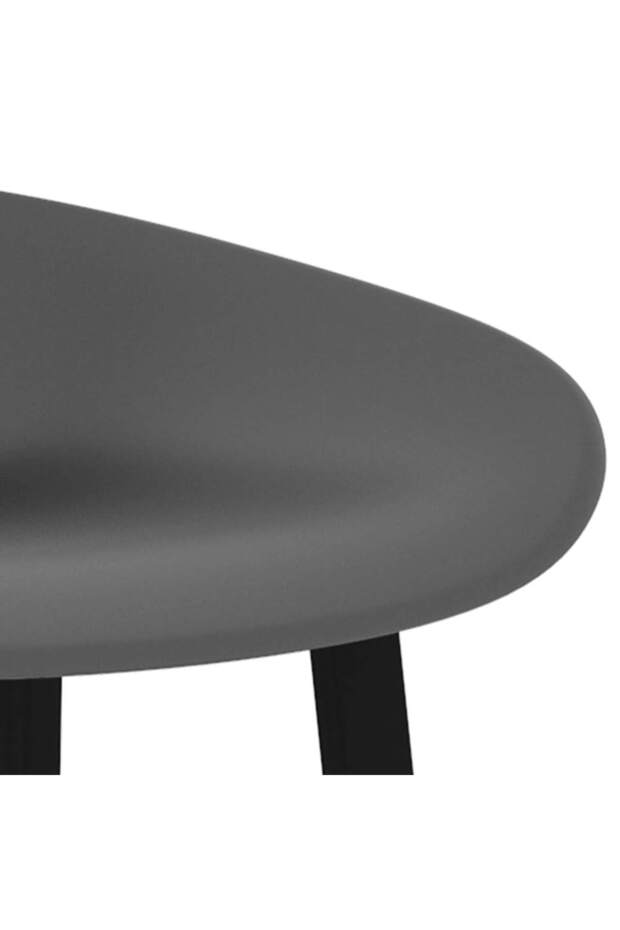 Scaune de bar, 4 buc., gri - 6