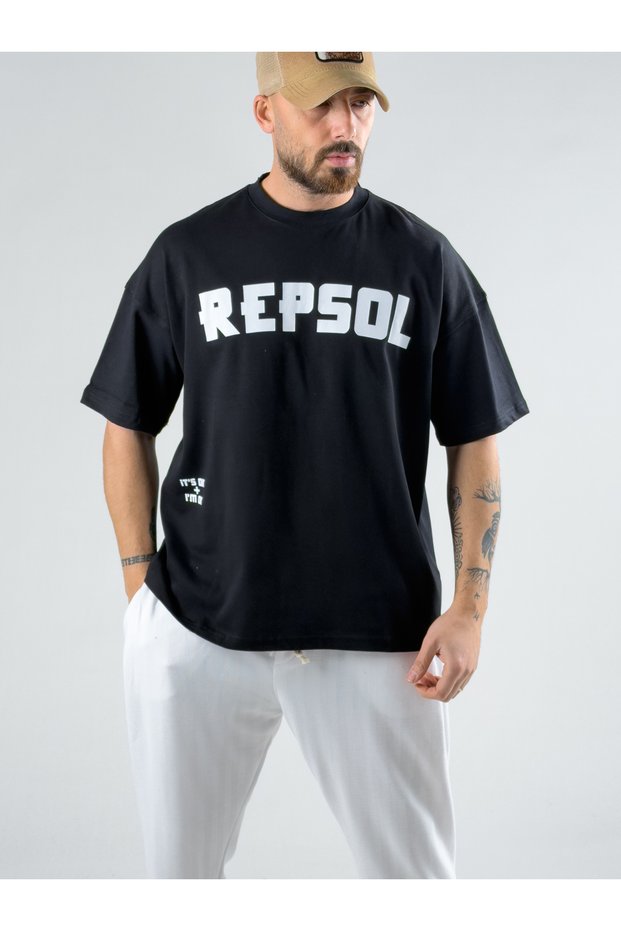 Black Repsol Men's T-Shirt Coc3007