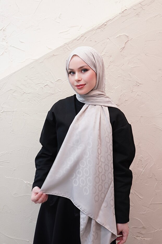 شال جاكار بنمط السلسلة قماش مودال