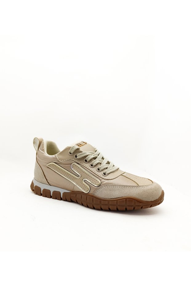 Nut Color Lace-Up Shoes Size 36-37-38-39-40 Women's Sneakers