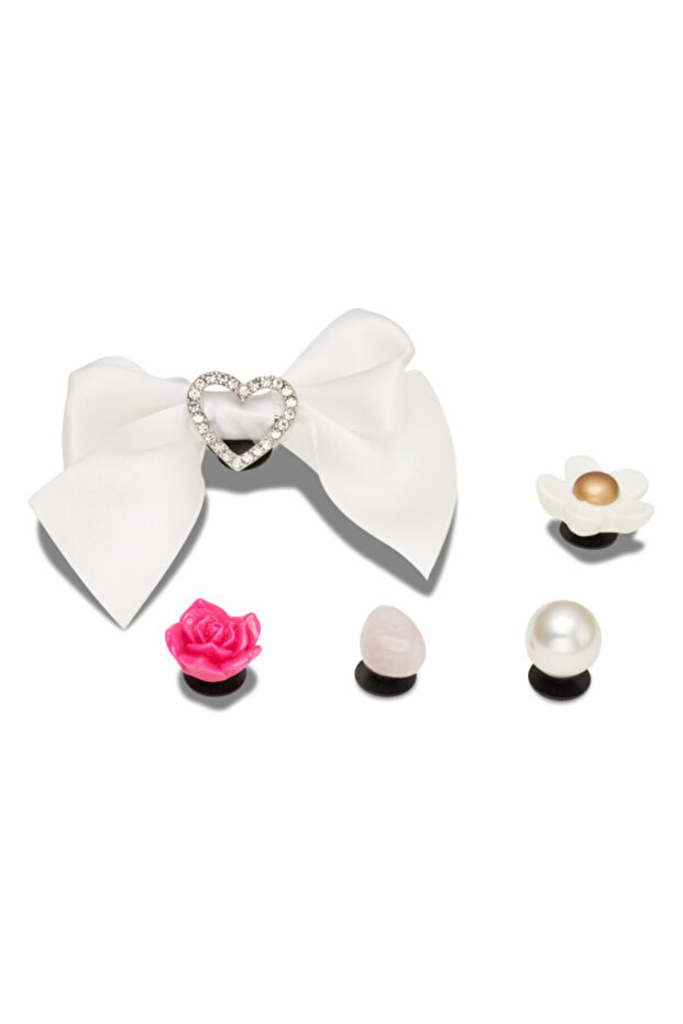 Jibbitz Elegant White 5 Pack - 1