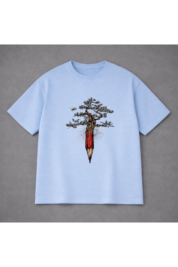 Unisex Oversized T-Shirt Pennyworth Printed 100% Cotton T-Shirt Comfortable Fit